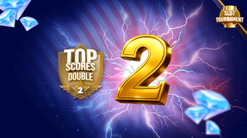 Double 2 Top Scores Tournament Header