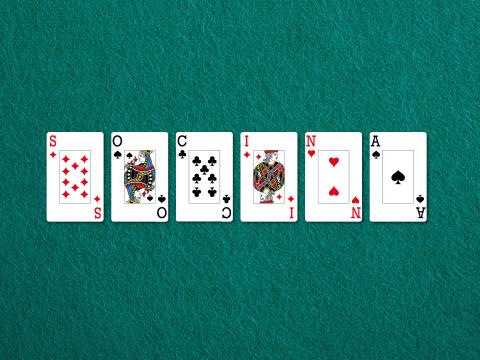 Spielkarten Buchstaben Casino